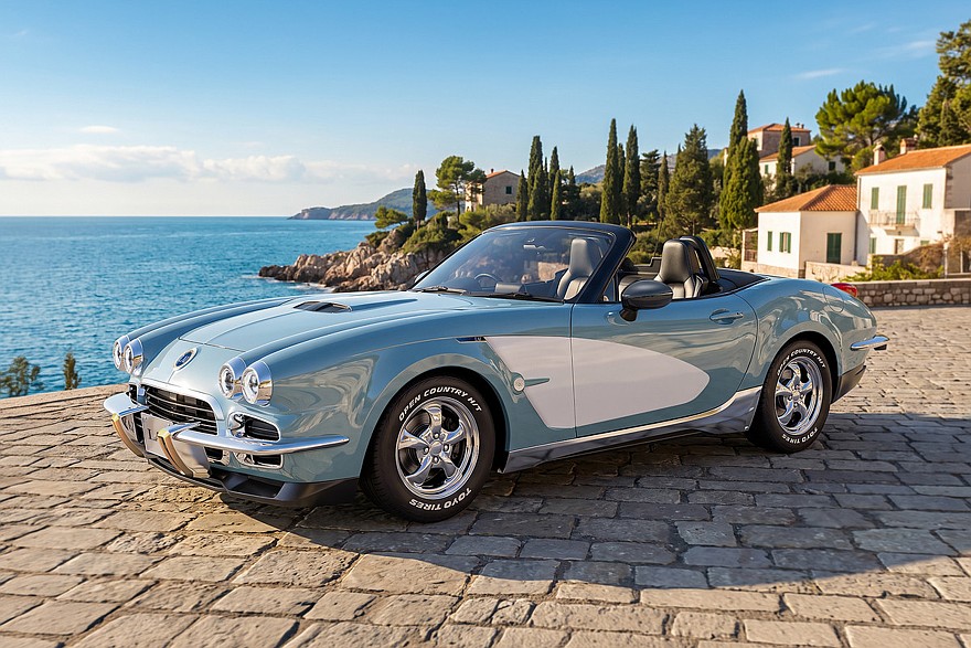 Родстер Mitsuoka LA1: вдохновлён классическим Chevrolet Corvette, сделан на базе Mazda MX-5 Родстер Mitsuoka LA1: вдохновлён классическим Chevrolet Corvette, сделан на базе Mazda MX-5